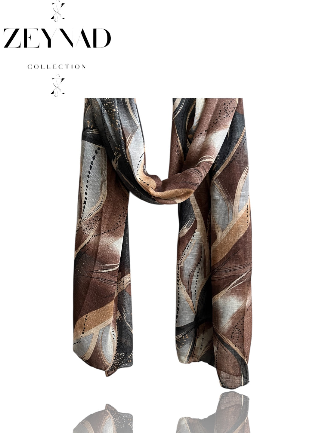 Vivid spring cocoa chiffon