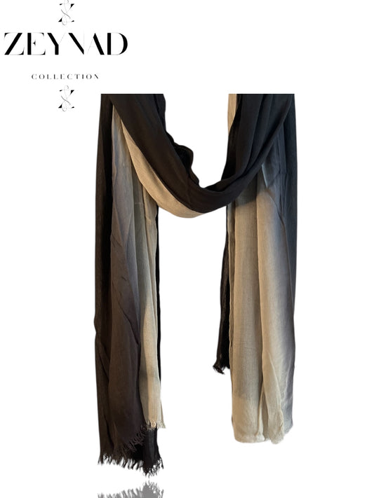 Vivid black ombré modal