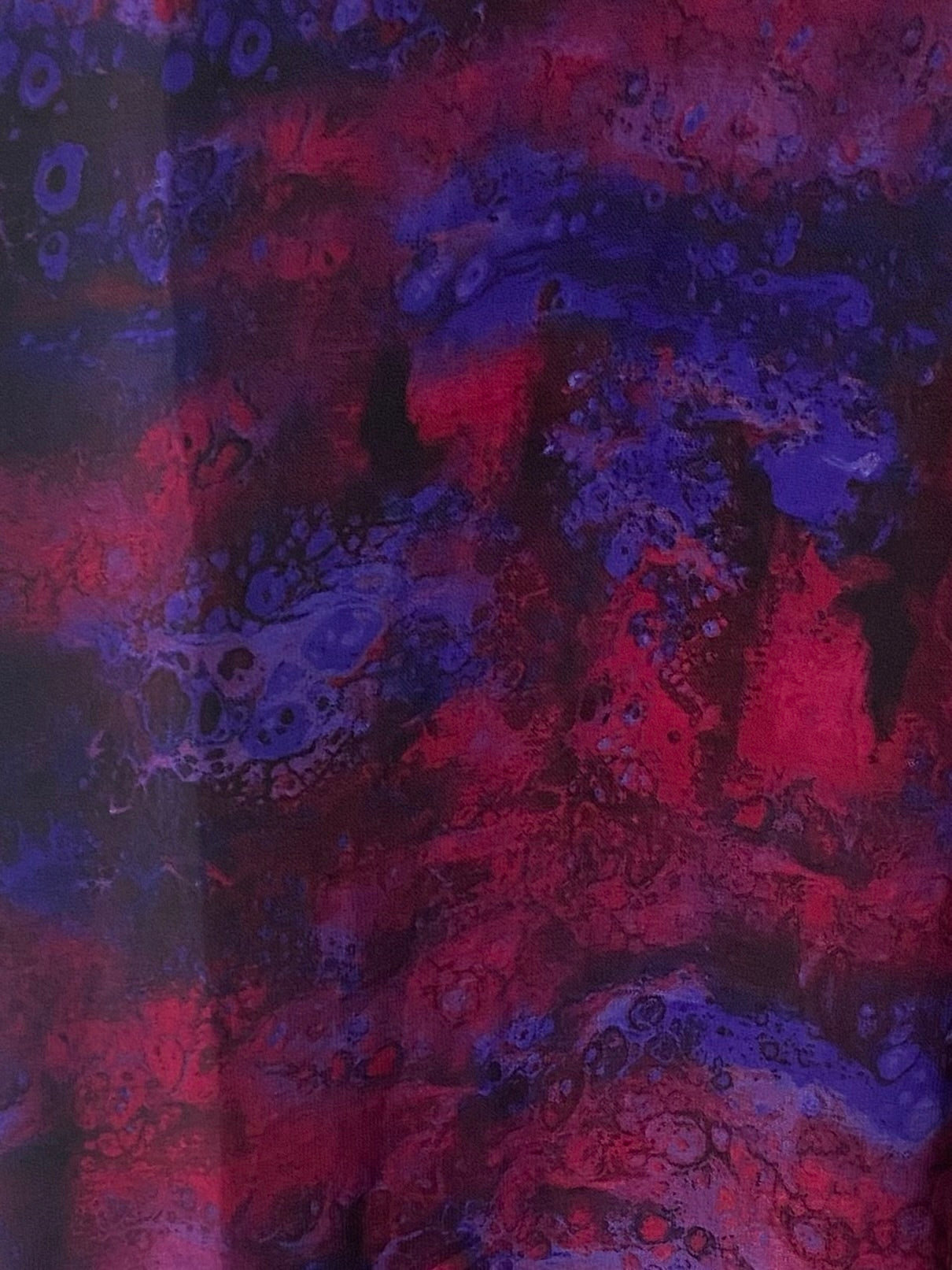 Oceanic neon pink & purple blaze chiffon hijab