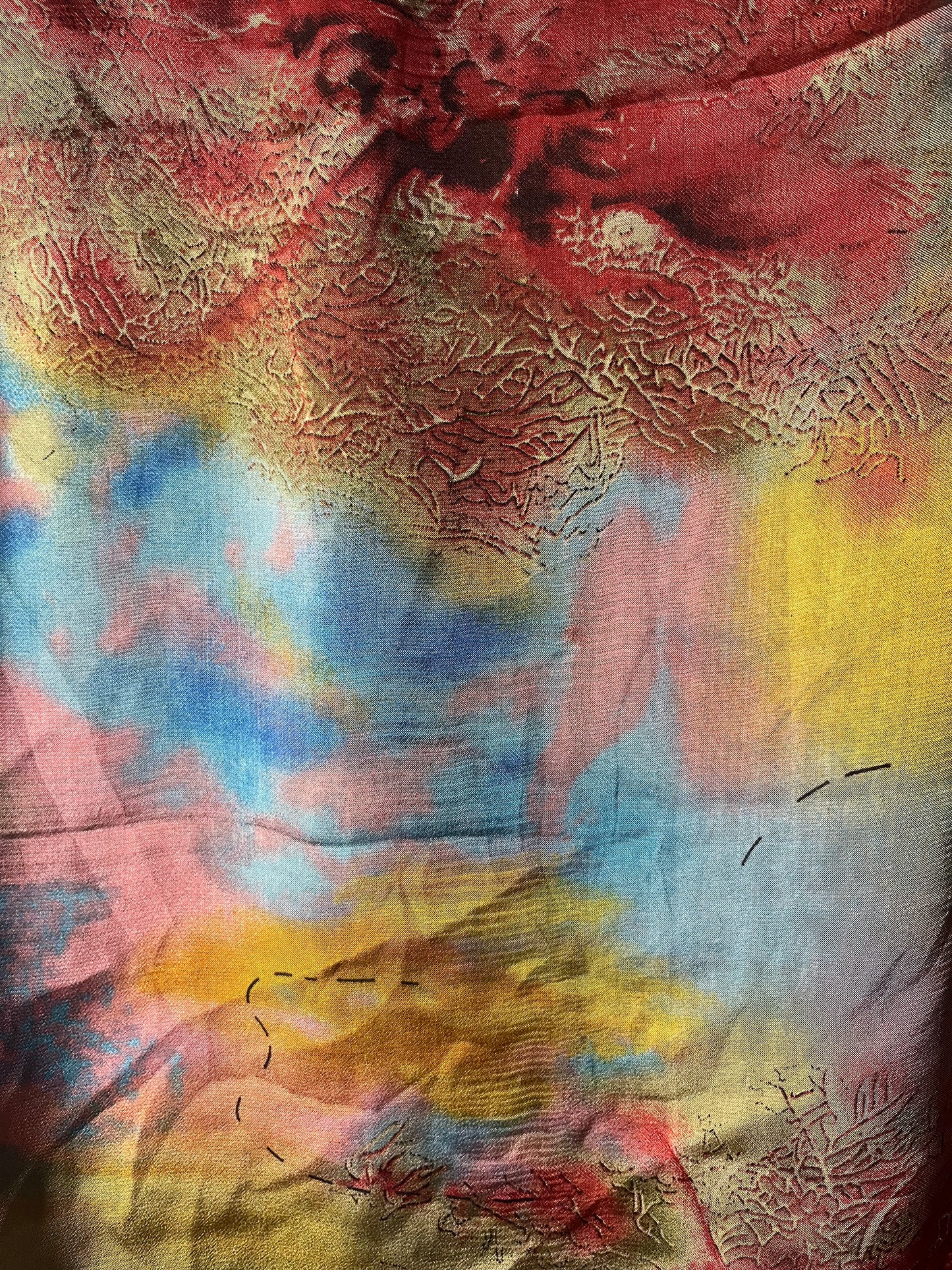 Vivid Watercolor Pallete Chiffon Hijab