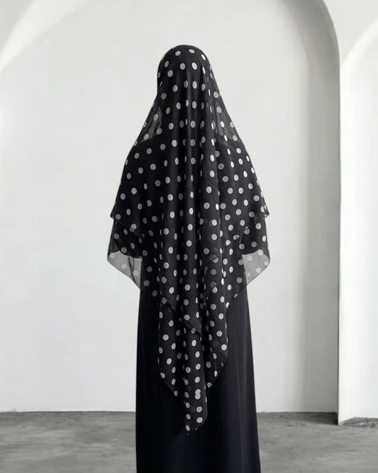 Midnight ZEYNAD modal polka dot