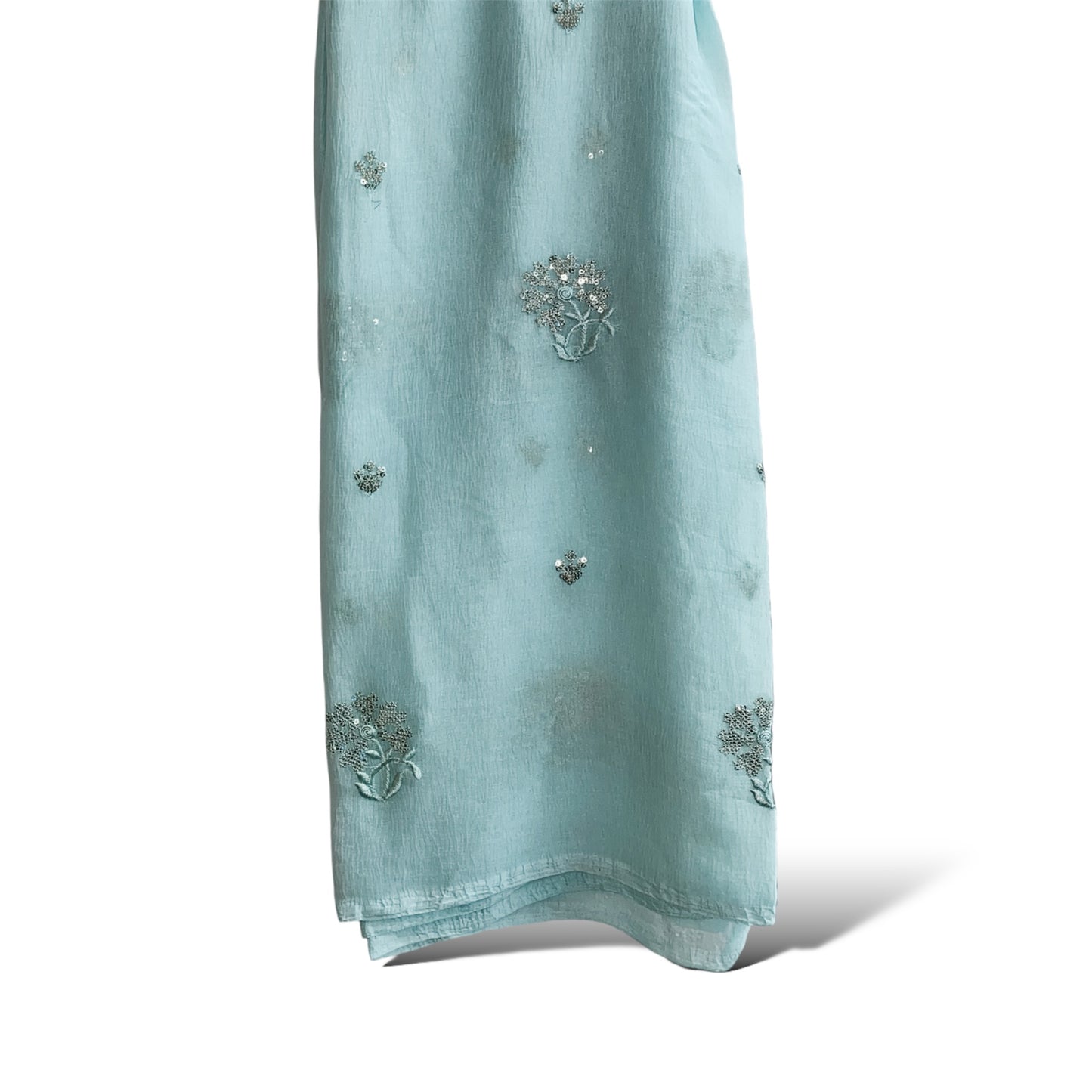 Elegant soft wavy flower hijabs