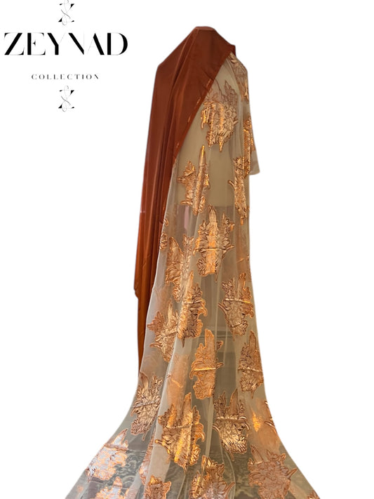 Pink & beige orange Dirac