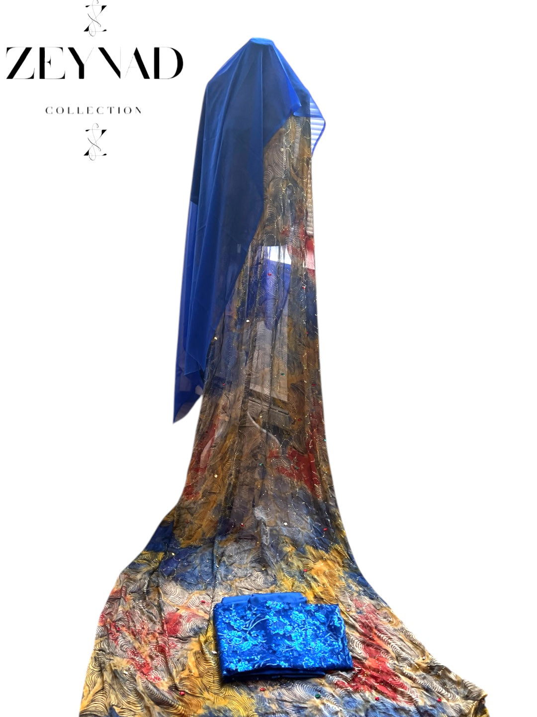 Majestic triple blue & golden yellow Stone Dirac set