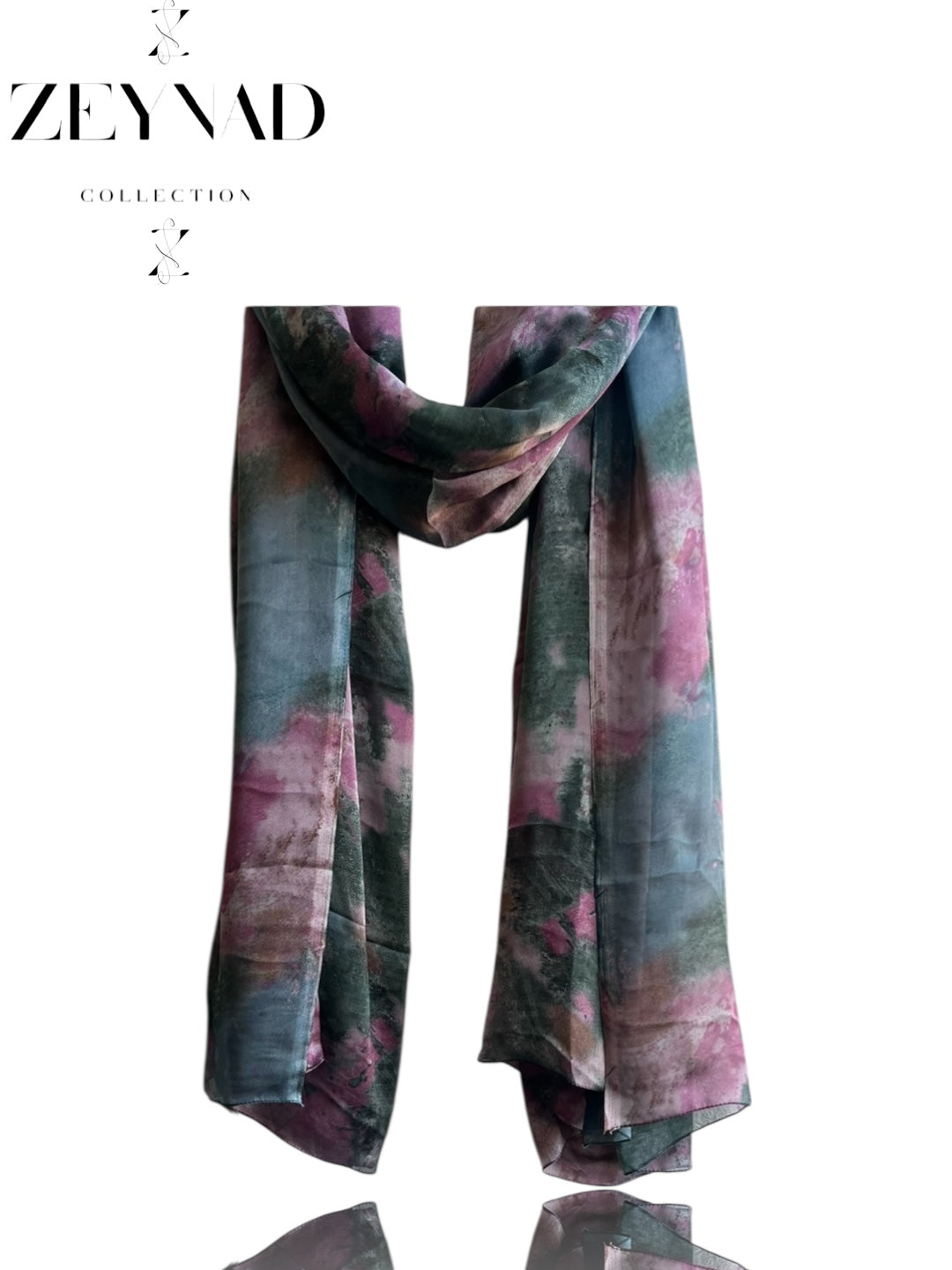 Faded bubblegum ZEYNAD watercolor print