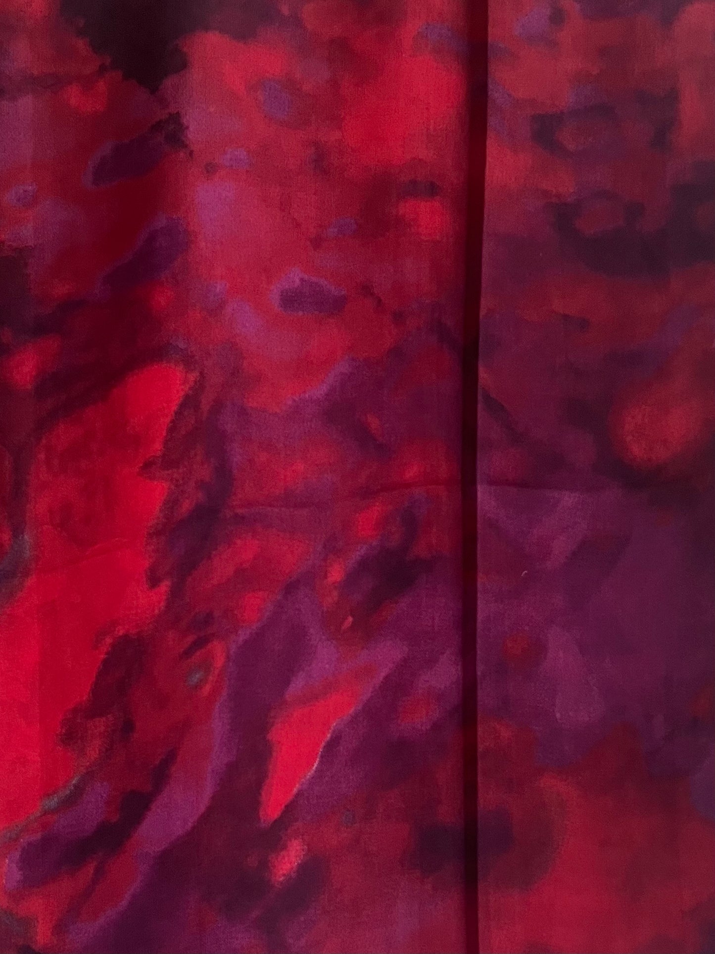 Vibrant pink-red camouflage chiffon hijab