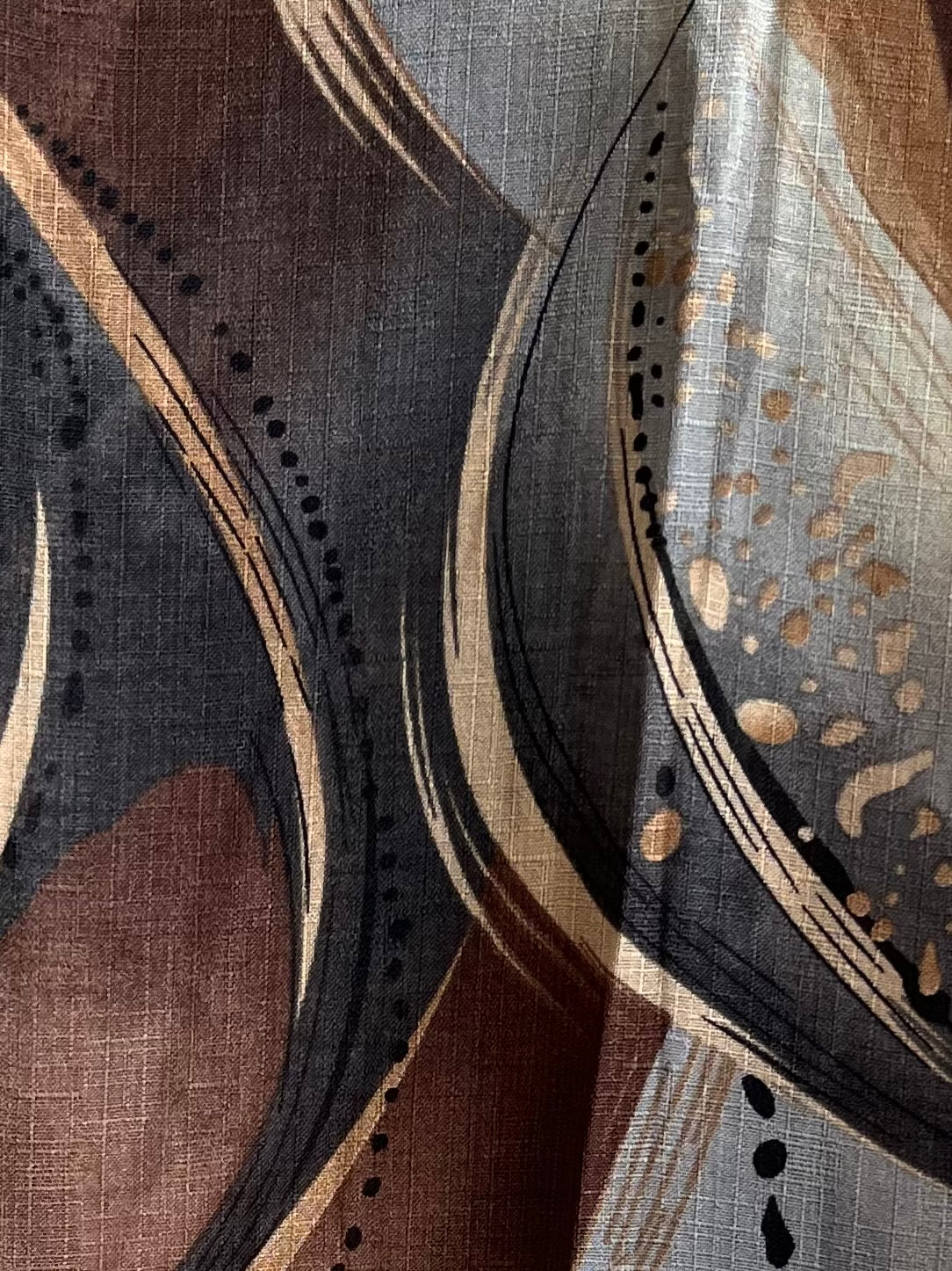 Vivid spring mixture brown chiffon