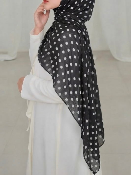Midnight ZEYNAD modal polka dot