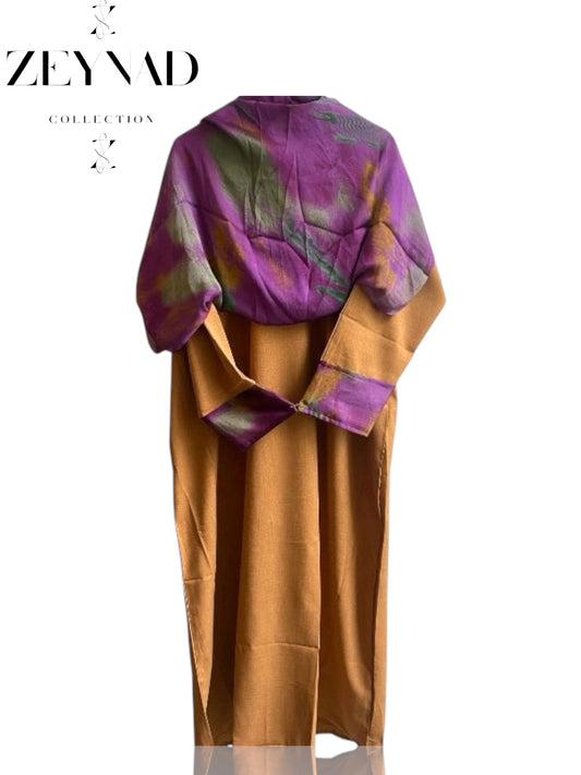 Amber Lavender Matching Dress & Hijab Set