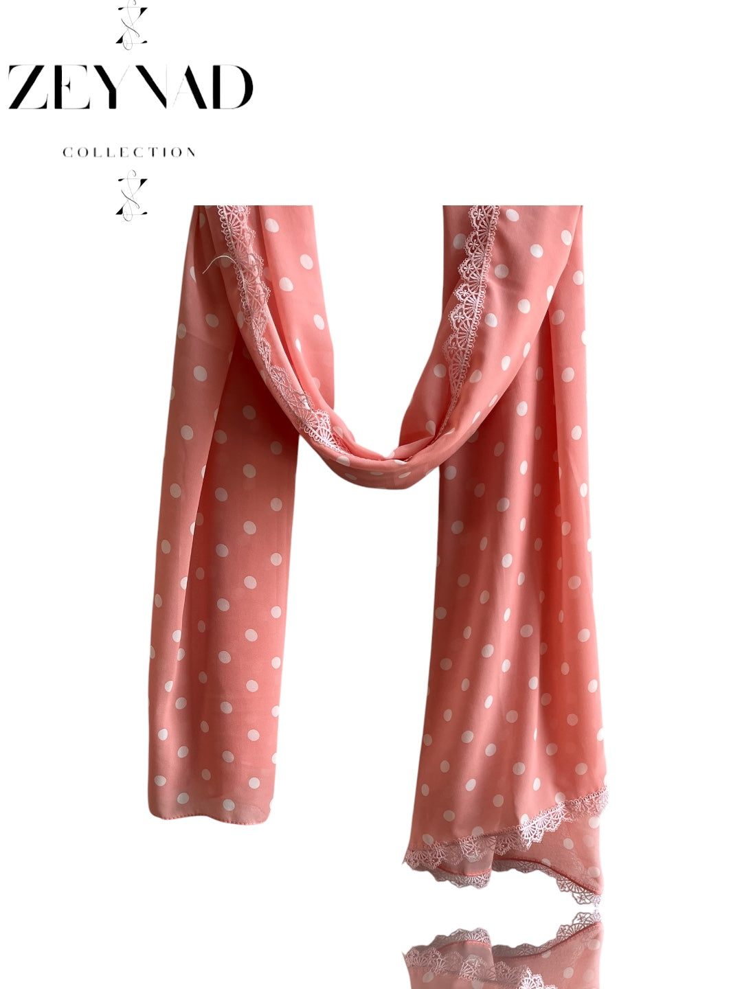 Sakura ZEYNAD polka dot lace hijab