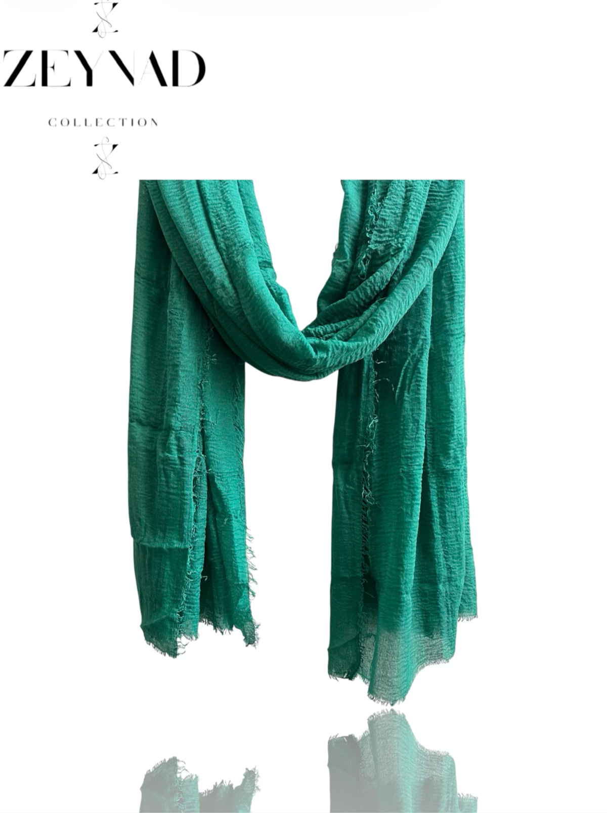Lime ZEYNAD crinkle modal