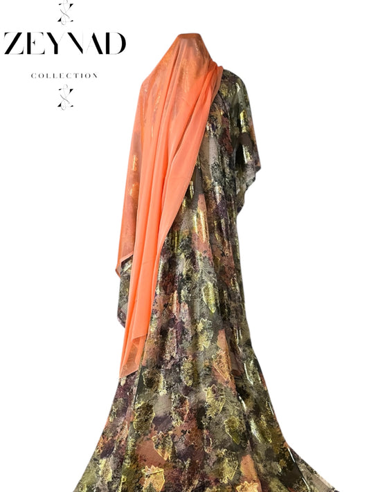 Grey & peach Dirac set