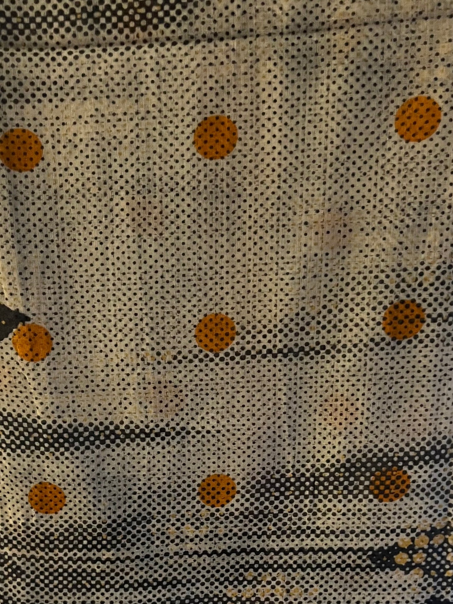 Grey & yellow dotted harmony modal hijab