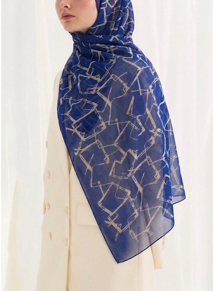 Gold azure ZEYNAD summer hijab